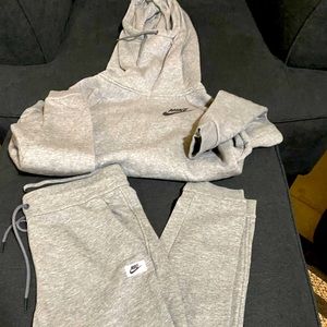 Ike hoodie and Nike pants